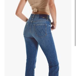 MOTHER | High Waisted Rider Ankle Running With Scissors